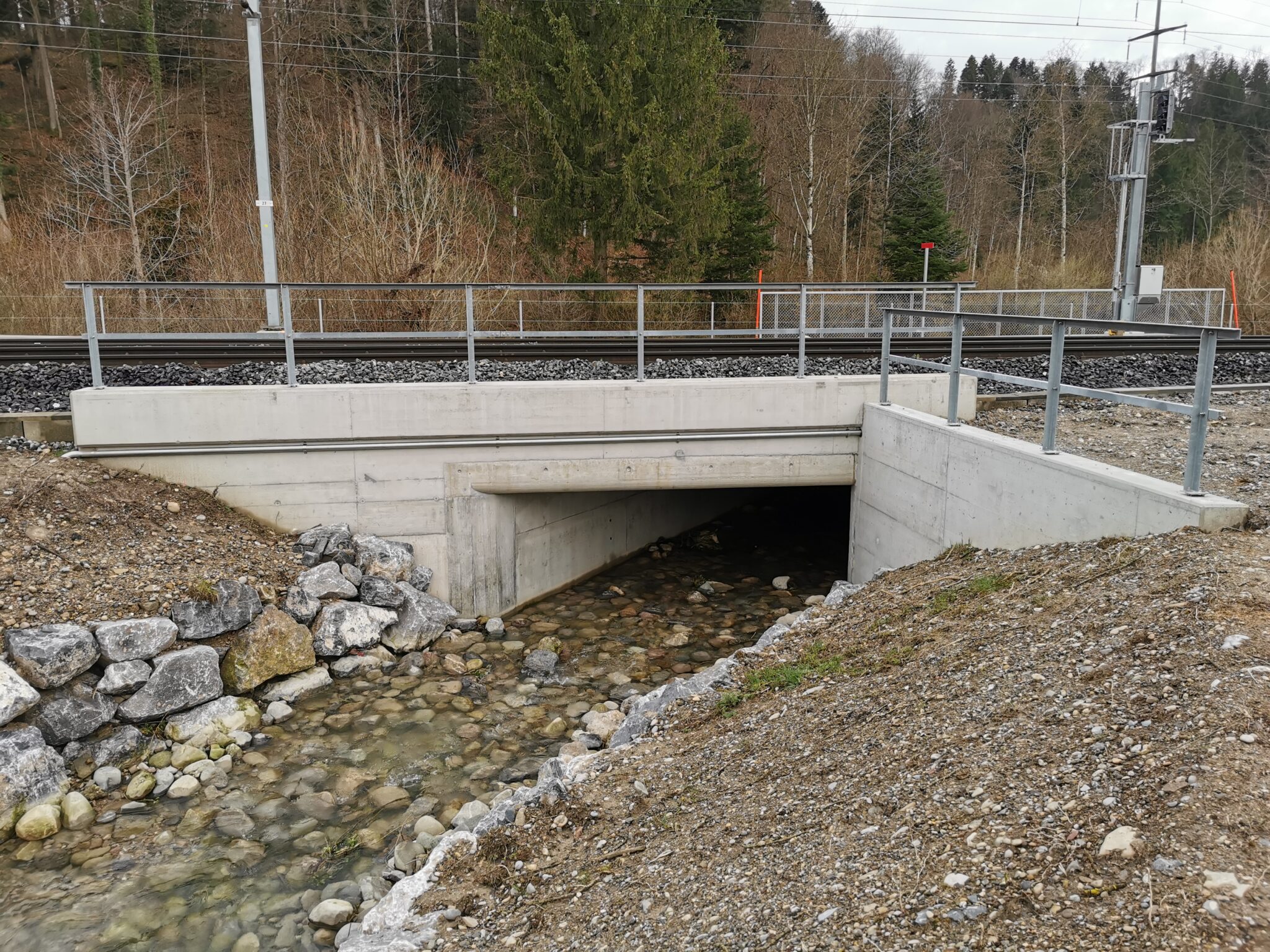 Fertiges Element Einlauf